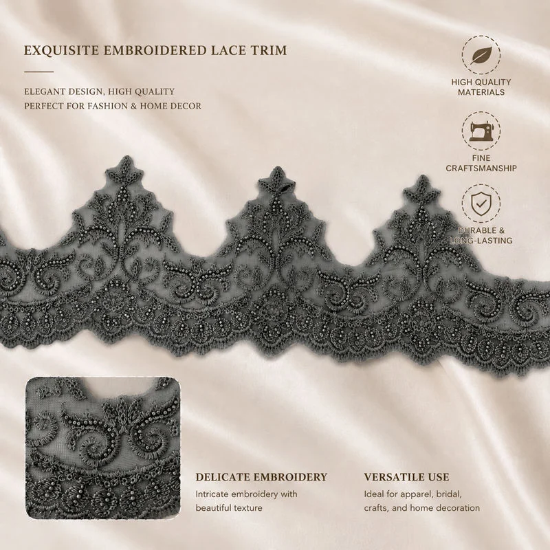 YG-5147 Polyester lace trim