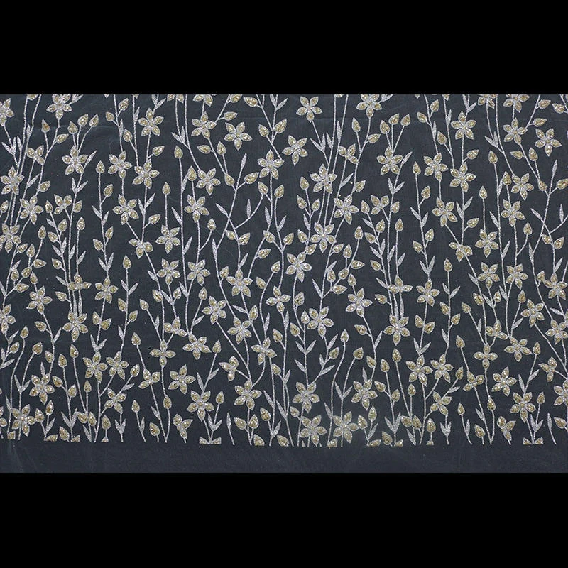 YG-B-10 Glitter Lace Fabric